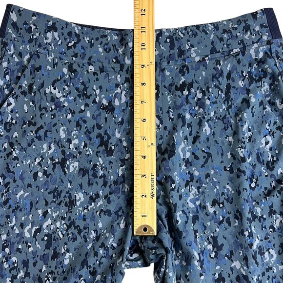Athleta Womens Blue Fleck High Rise Pull On Brooklyn Ankle Pants 8 - Picture 6 of 9